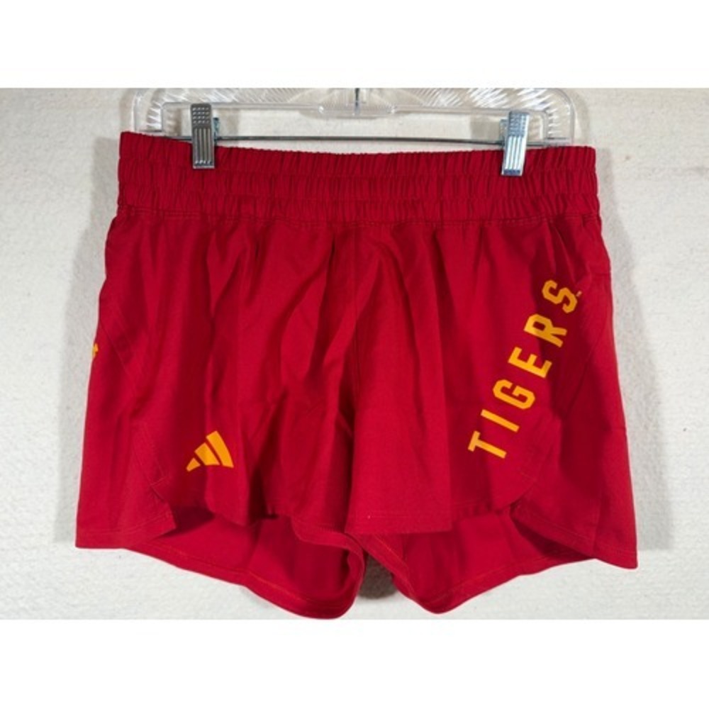 Adidas AEROREADY Red Tigers‎ Athletic Shorts Women Size S New With Tags